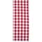 DII® 72" Heavyweight Check Fringed Table Runner